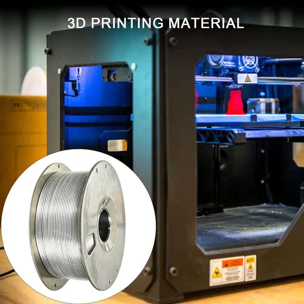 3d Printer Material 1.75mm Silk Silver Pla Filament 1kg Spool Shiny 3d Printer Filament Neatly Wound Diy Model Printing Material