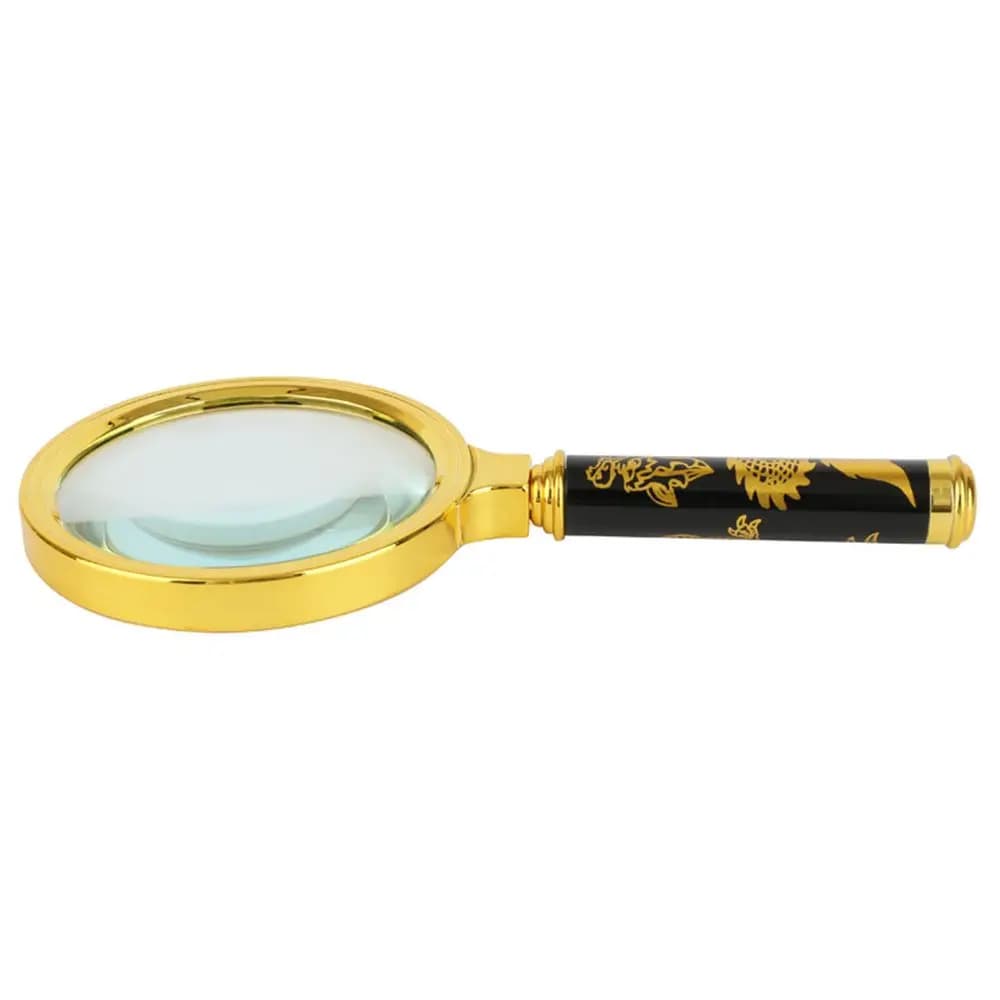 Lente d'Ingrandimento Professionale 60/70/80/90/100mm 10X, Lente Portatile per Lettura e Gioielli, Microscopio