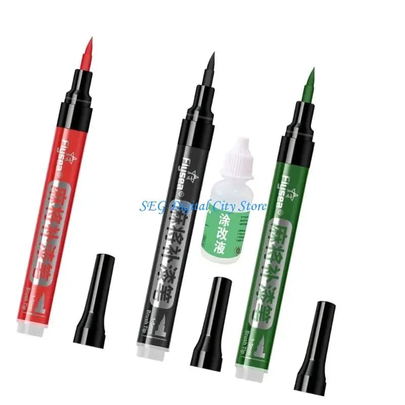 U75B 1Pc Multipurpose Touch Up Pen Repair Marker Pen Set For Restoring Chess Mahjong