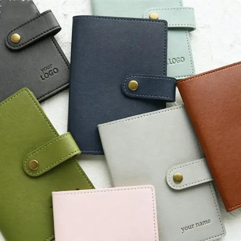 Customized Handmade Name Passport Holder Personalized Classical Custom Letters Passport Cover with Card Slot Hot Festival Gift