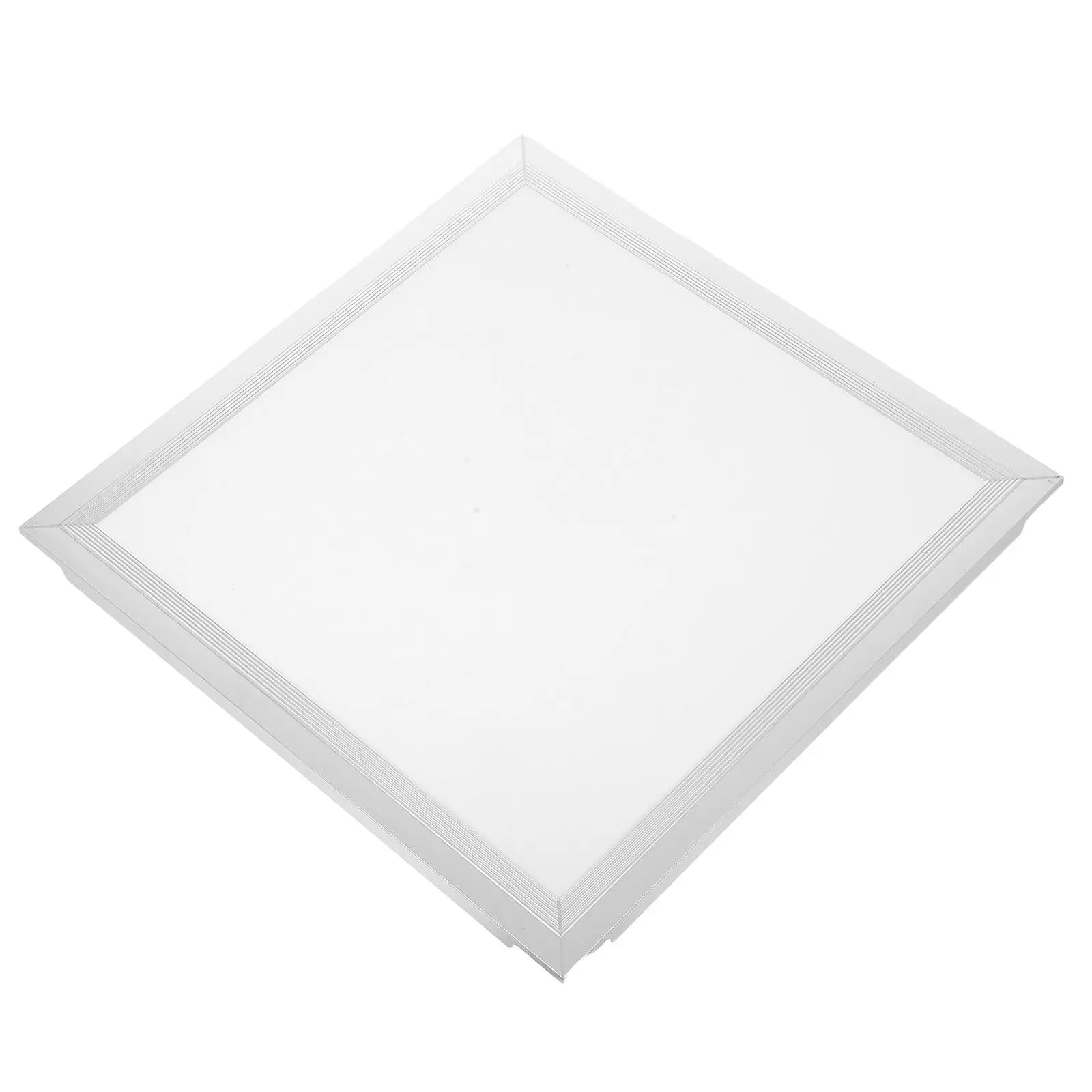 Square Integrated Ceiling Light Cover Aluminum Panel Translucent Diffuser for Kitchen Bathroom Modern Minimalist Design Ceiling
