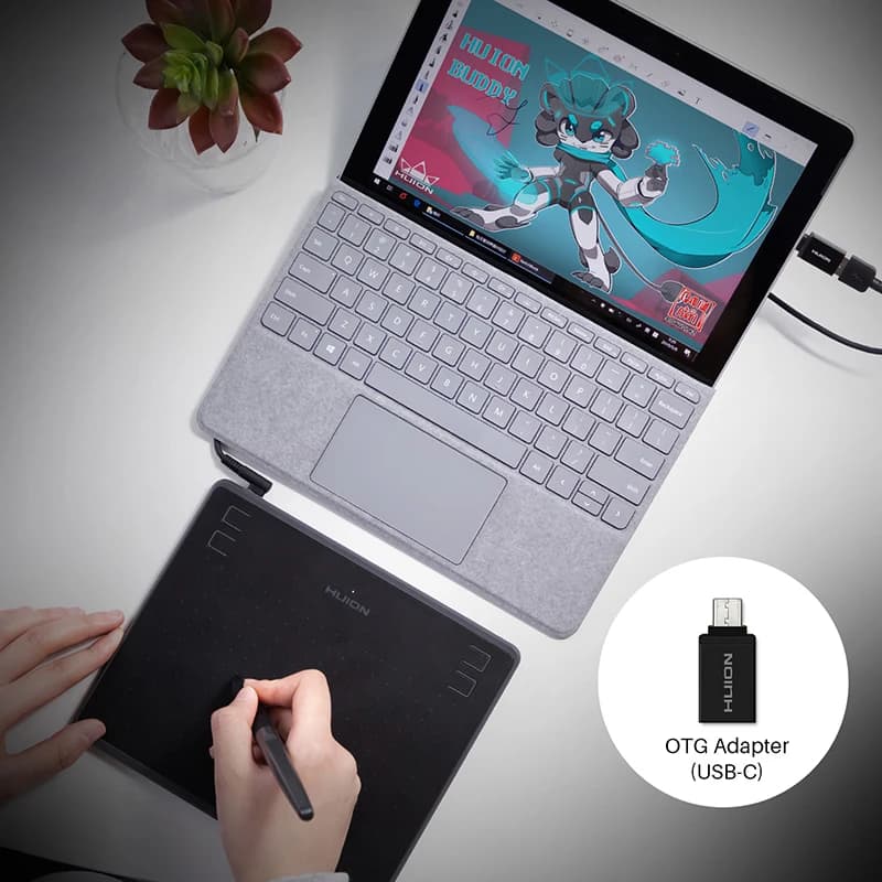 Inspiroy H430P 4096 Levels Pressure Sensitivity Painting Board Drawing Tablet Digital Graphic Tablet