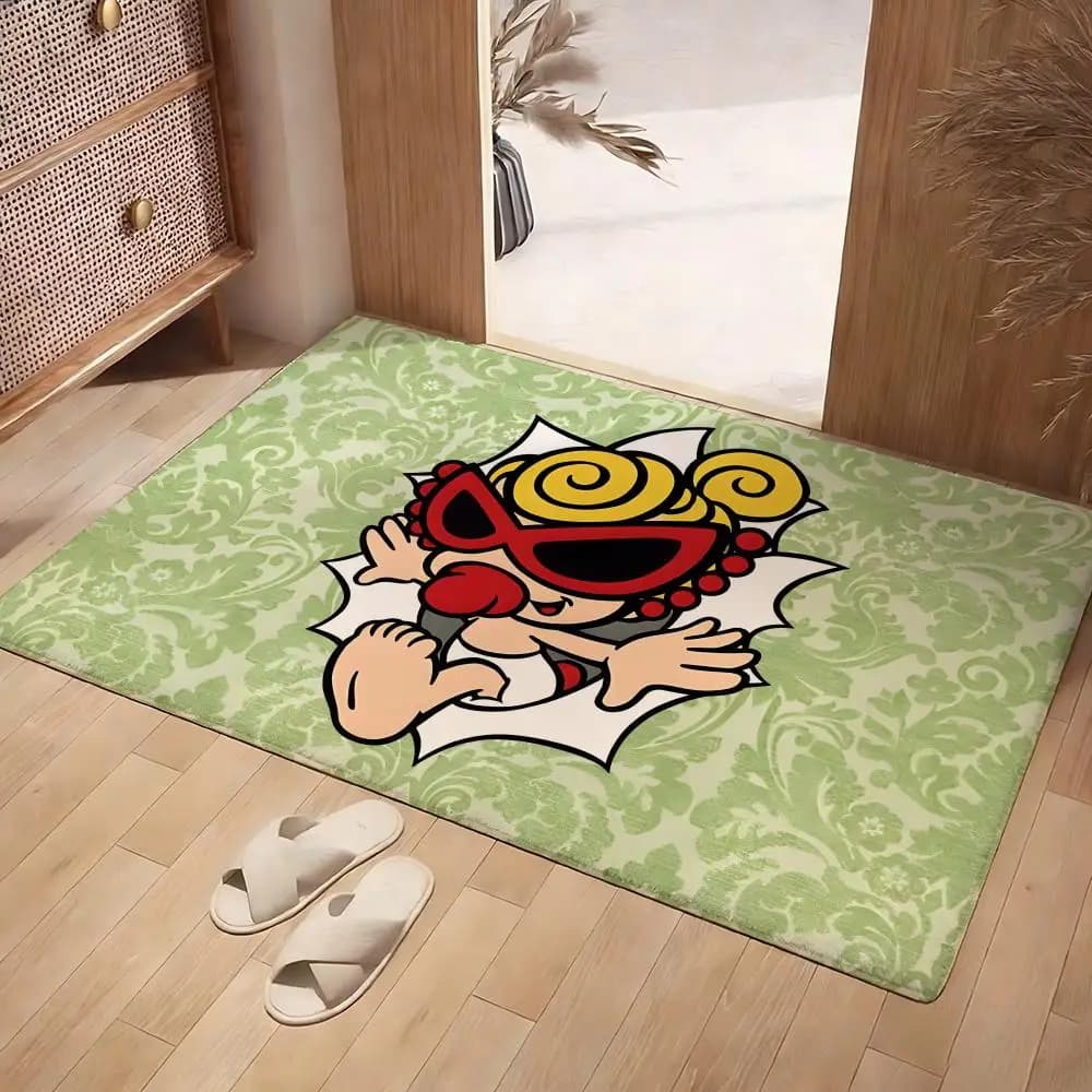 H-hysteric Tappetino mini carino in morbido flanella, tappetino assorbente antiscivolo per bagno, camera da letto, decorazioni per la casa