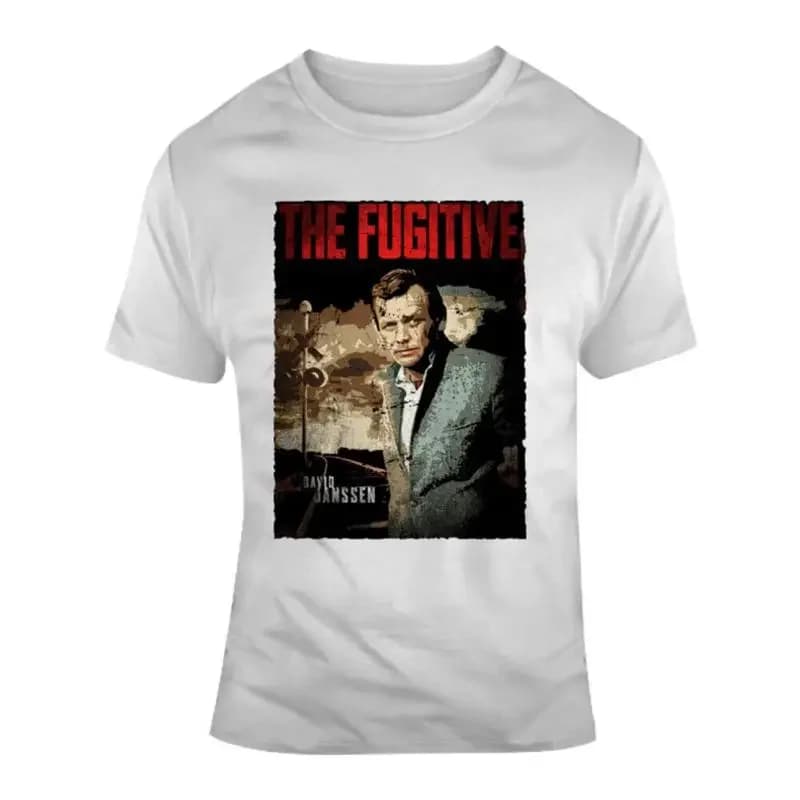The Fugitive David Janssen Vintage Tv Fan T Shirt T Shirt