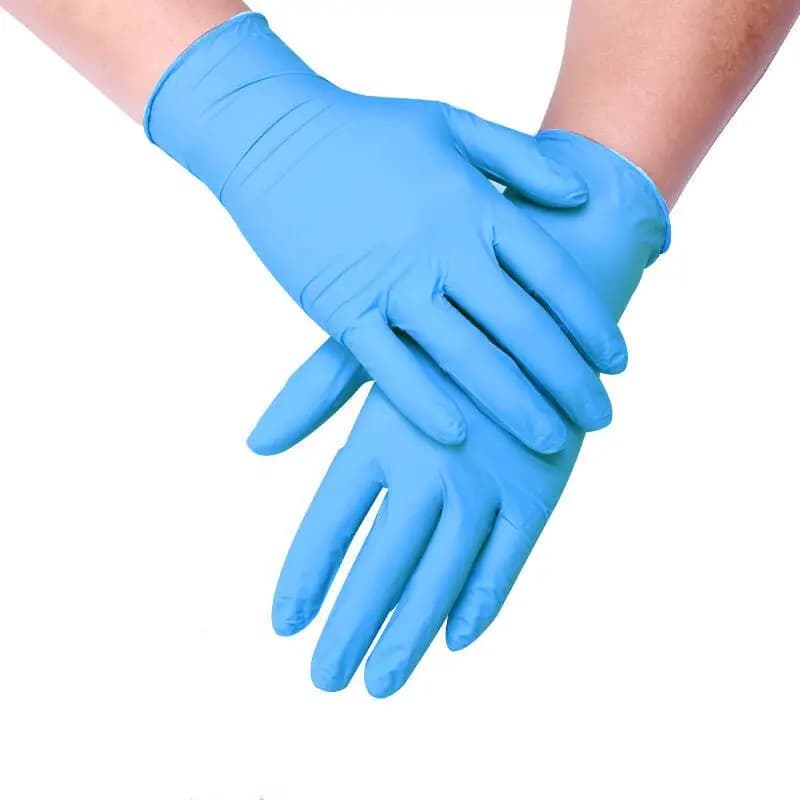 100 pezzi guanti monouso in nitrile nero guanti da lavoro senza allergie senza lattice pulizia della casa cucina piatti guanti di bellezza