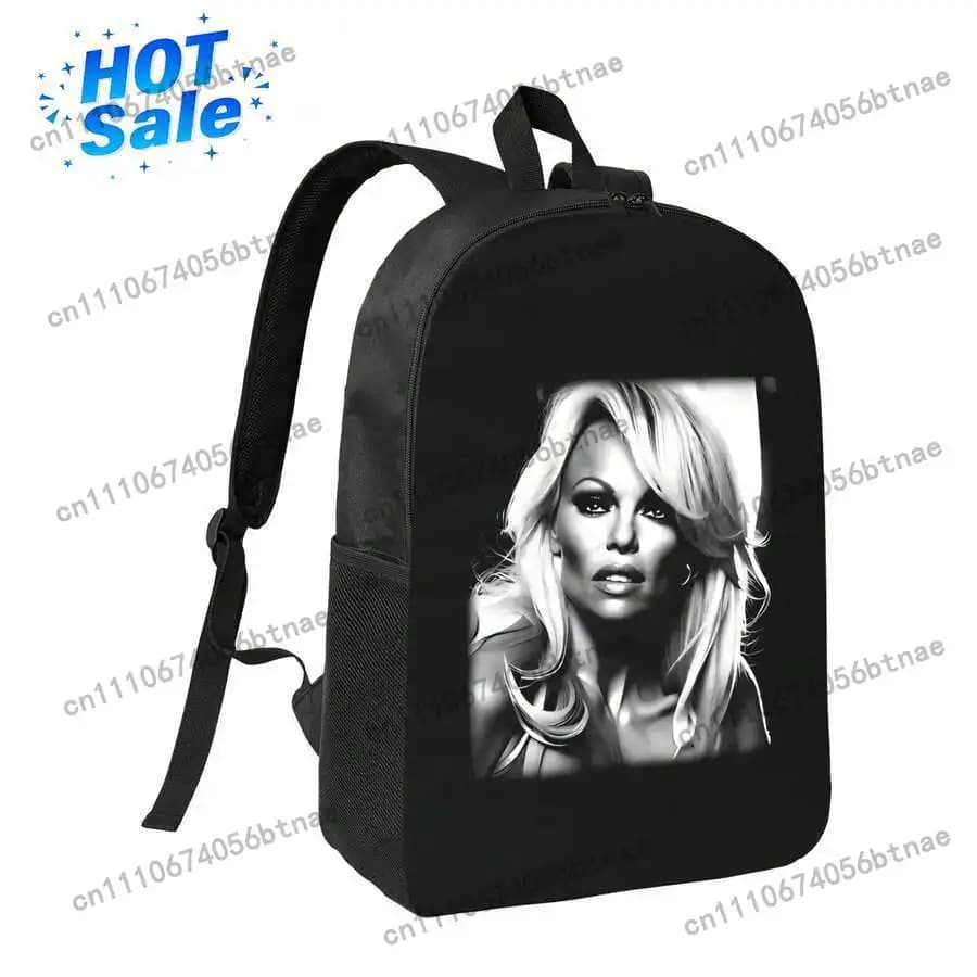 Pamela Anderson School Student Work Backpack Fits 15 Inch Laptop Lightweight Daypack