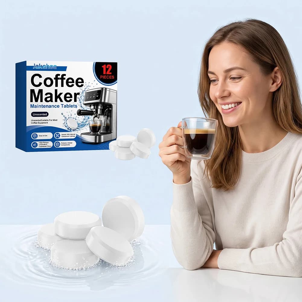 Coffee Maker Maintenance Tablets For Most Coffee Equipment Deep Cleaning Residue Removal Coffee Maker Descaler Pods