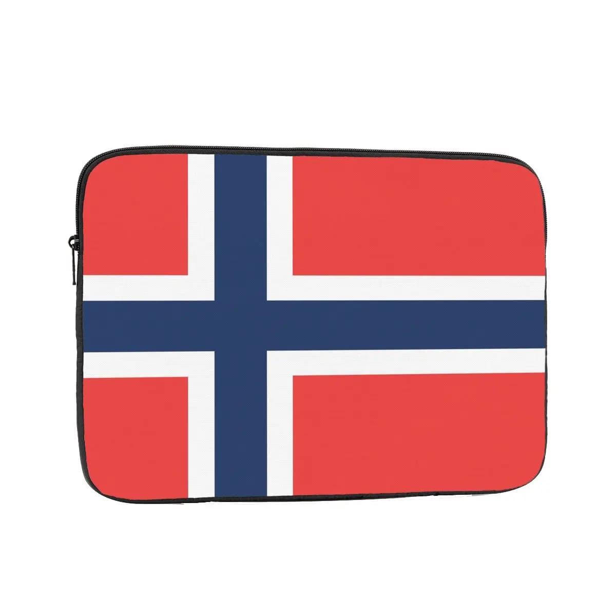 Bandiera della Norvegia (4) Custodia protettiva per laptop 10 12 13 15 17 pollici Borsa per notebook Custodia antiurto per tablet