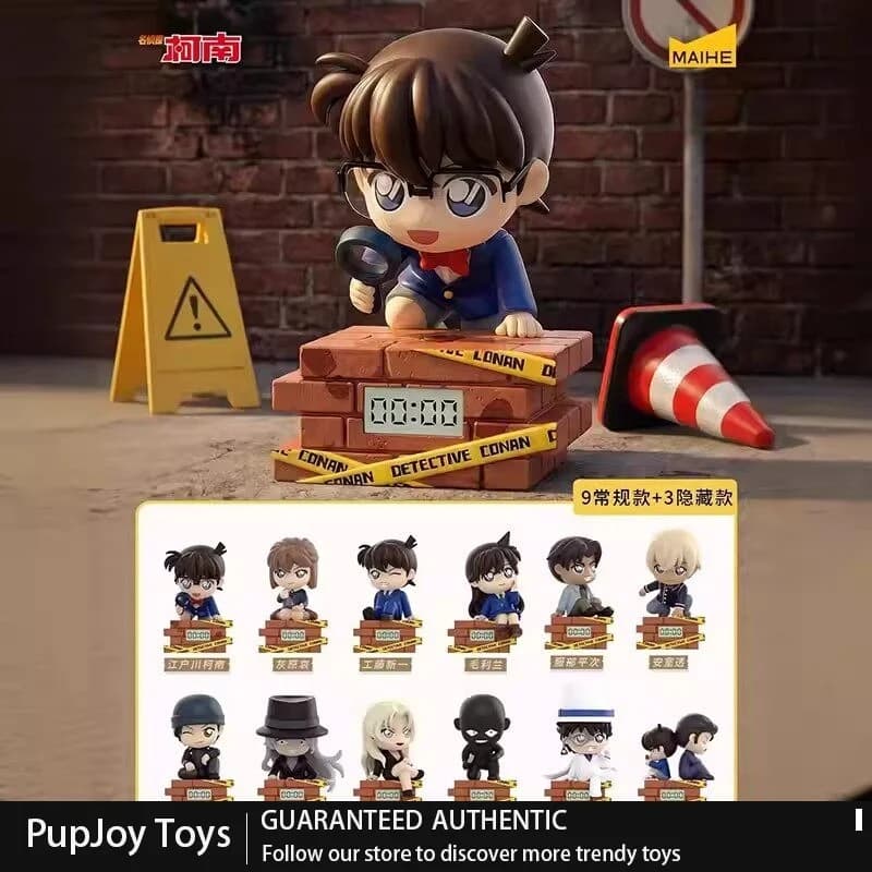 Genuine Detective Conan Moment Of Truth Series Blind Box Merchandise Kudou Shinichi Figure Kaito Kid Doll Gift For Girls Mystery