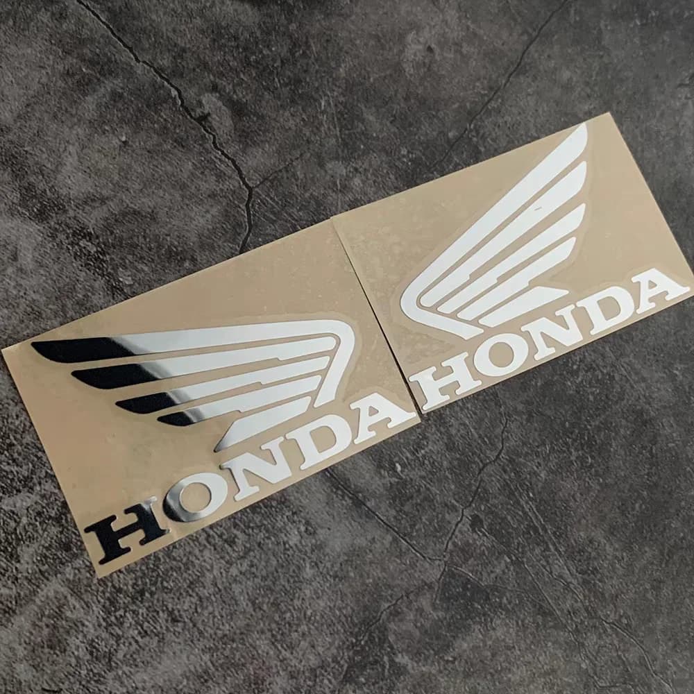 Metal Honda Motorcycle Sticker Logo Emblem Tank Helmet Bike Decals Reflective Stickers