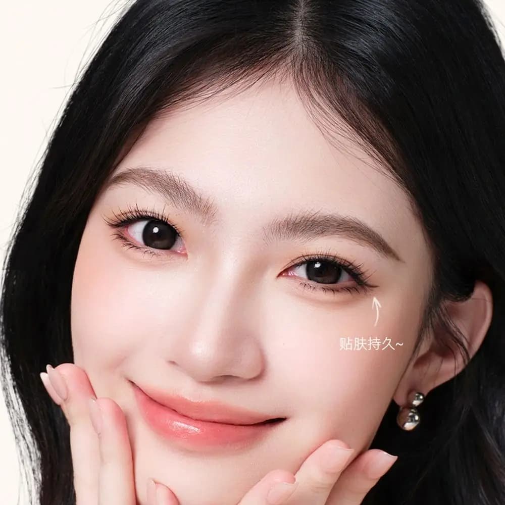 New 2-in-1 Gel Eyeliner Smooth Long-Lasting Gel Eyeliner Pen Waterproof Color-Locking Smudge-proof Eyeliner