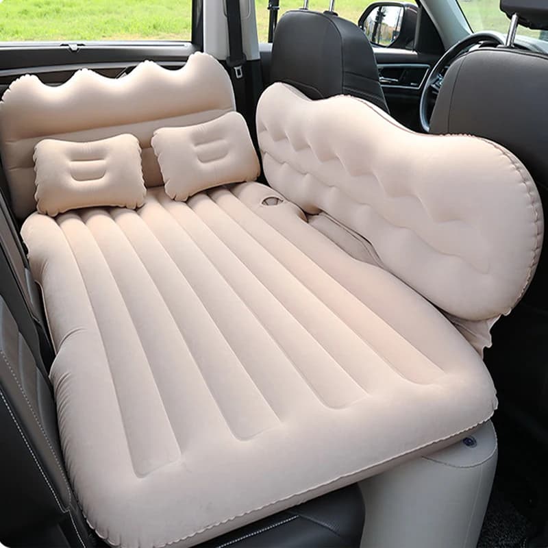 Materasso da viaggio gonfiabile per auto, letto universale per sedile posteriore, cuscino per divano multifunzionale per cuscino da campeggio all'aperto