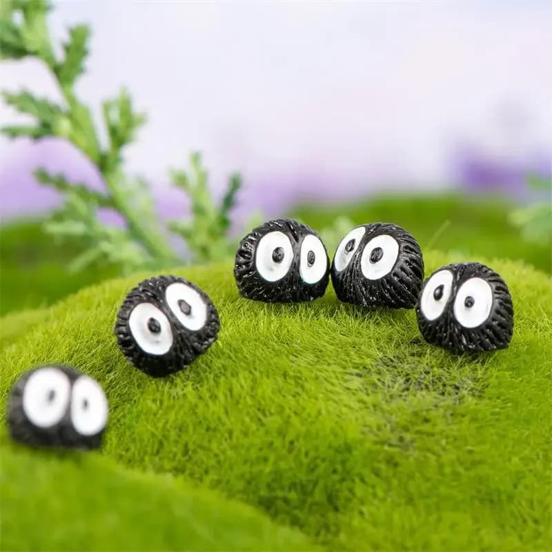 10 Pezzi Miniature di Elfi in Resina, Giocattoli a Forma di Pallina di Polvere, Ornamenti per Giardino delle Fate, Micro Paesaggio e Decorazione Casa
