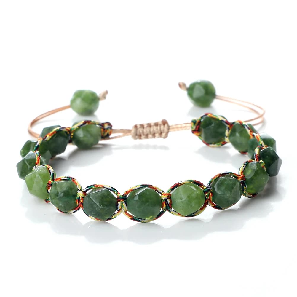 Bracciali Artigianali Bohemien da Donna con Perle da 8mm in Occhio di Tigre Naturale, Diaspro e Ametista, Gioielli Yoga da Uomo, Regali
