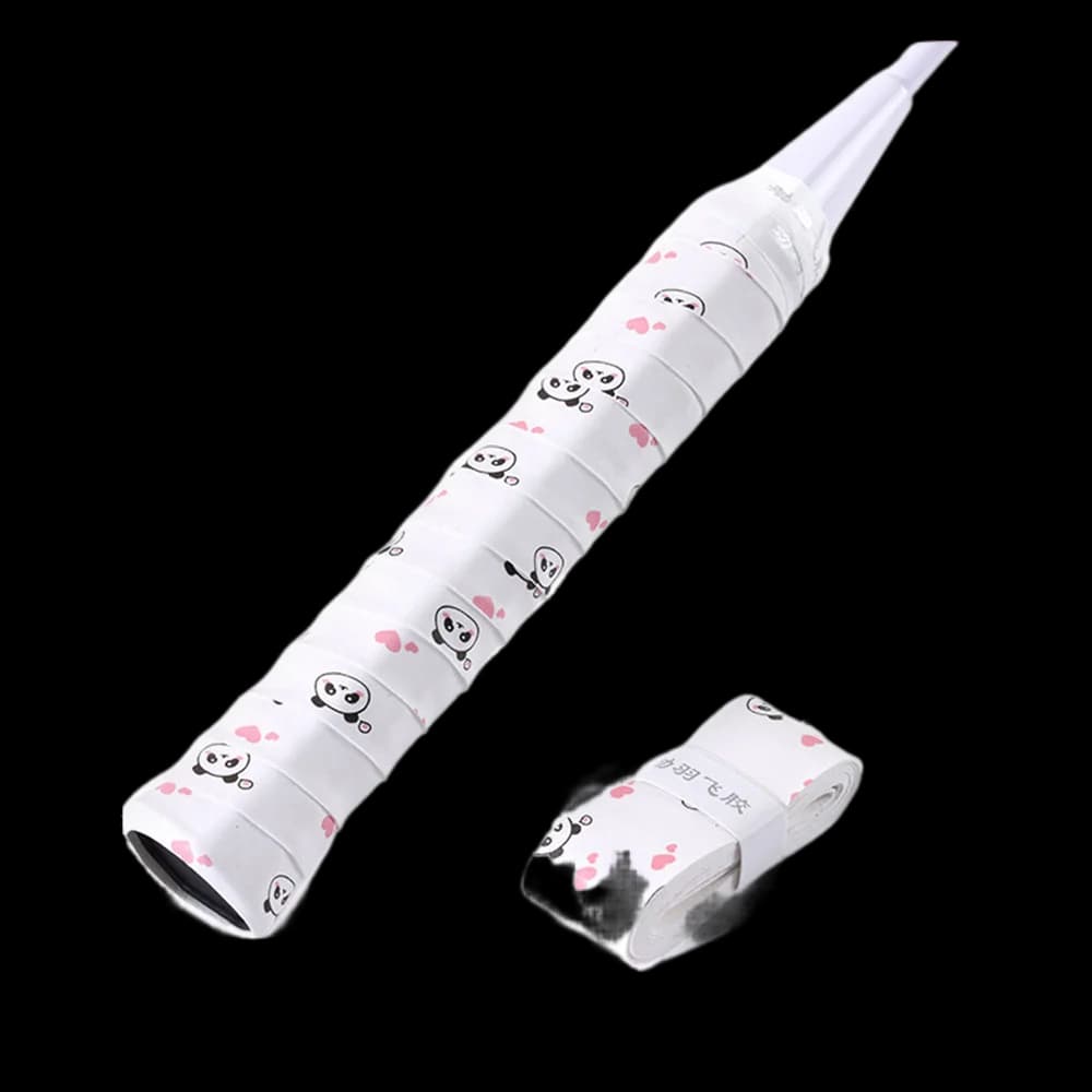 Sweat Absorption Tennis Badminton Grip Tape Carroon Panda Wear-resistant Badminton Racket Grips Wrap Anti-slip Sweatband