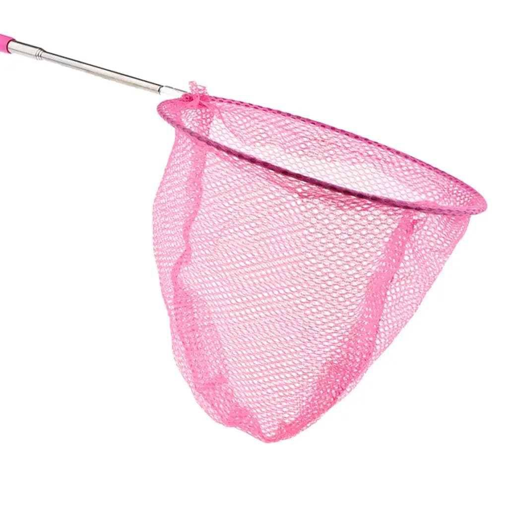Kids Extendable Fishing Net Butterfly Bug Mesh Catcher Telescopic Design for Pond Garden Adventure