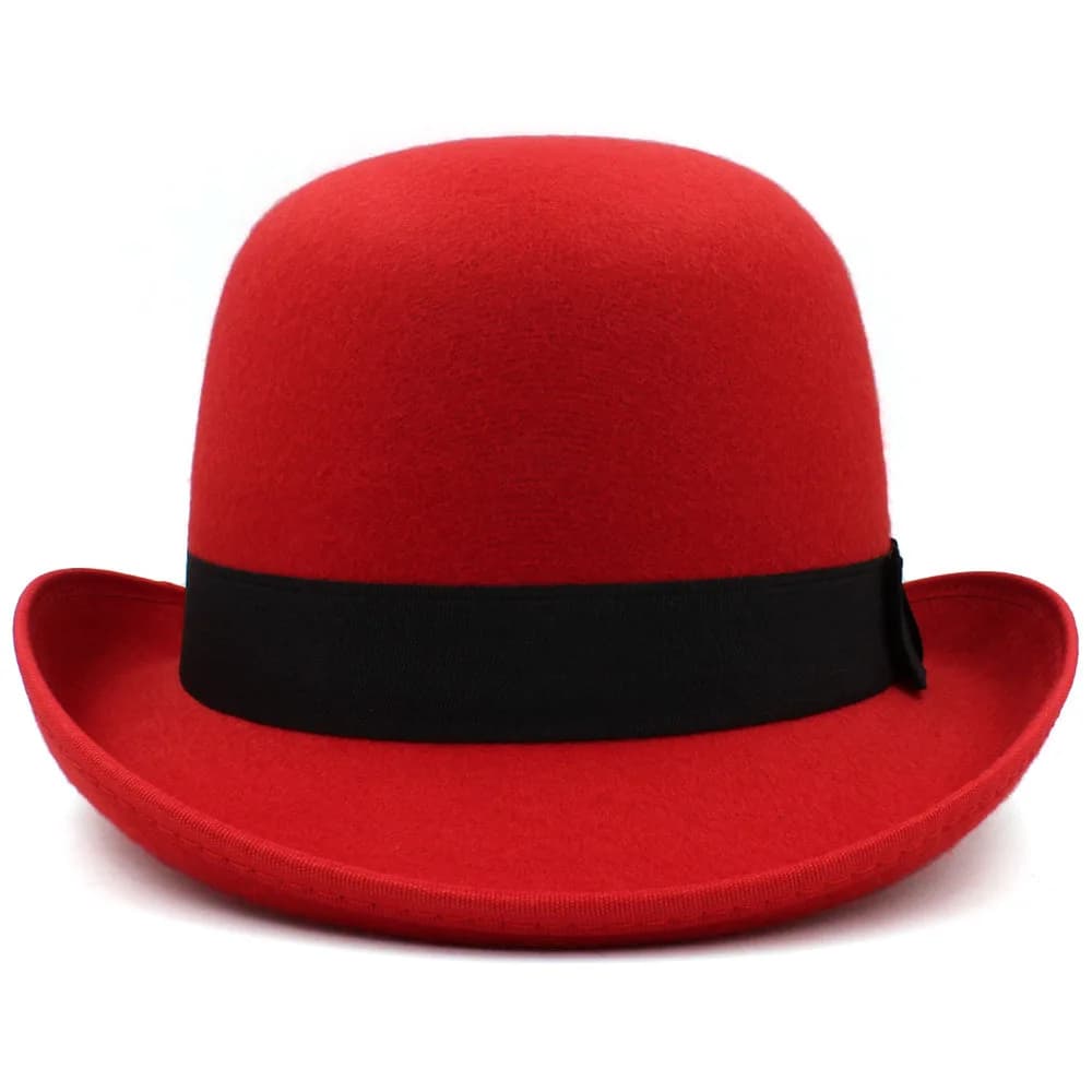 Cappello a bombetta in feltro da donna per uomo Cappelli da festa classici Cappelli Fedora Derby leggeri Accessori per costumi