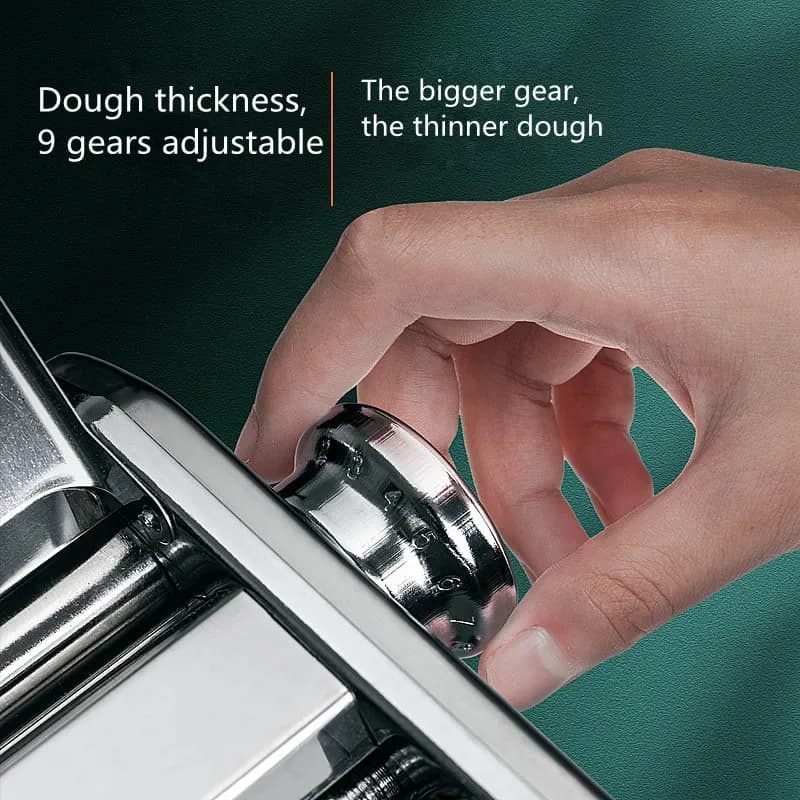 Manual Pasta Maker Stainless Steel Roller Noodle Making Machine