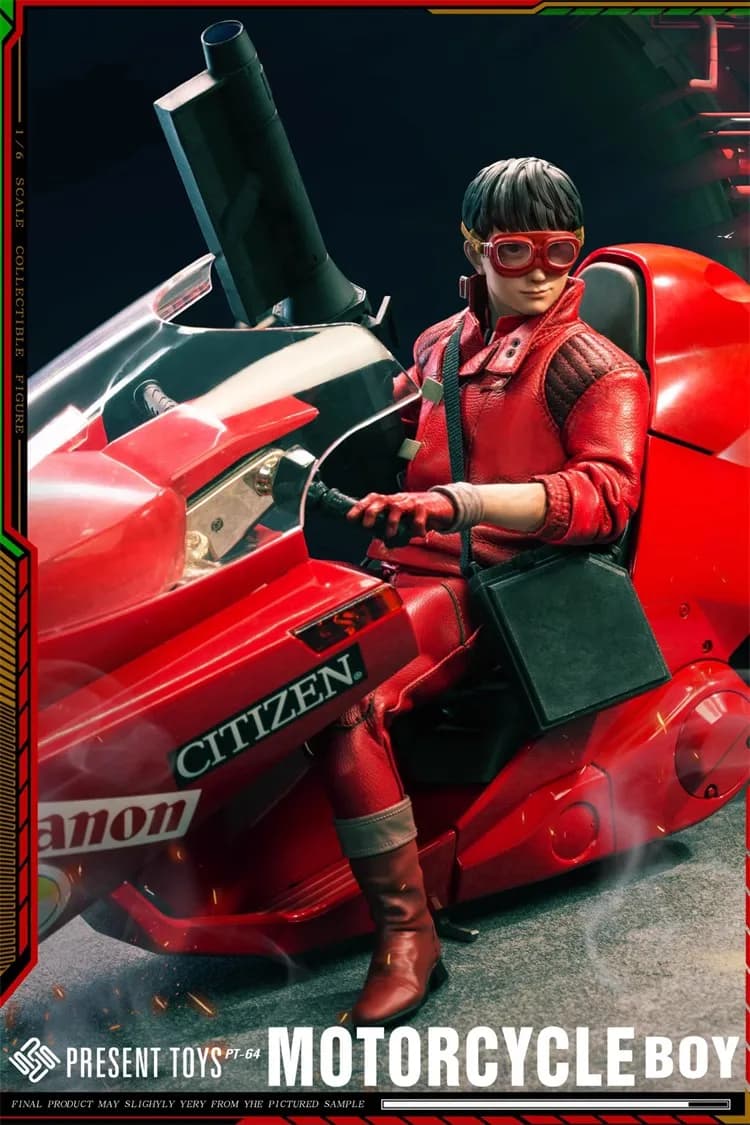 Brand NEW STOCK PRESENT GIOCATTOLI PT-SP64 Scala 1/6 Akira Bello Giovane Moto BoySet completo Action Figure Modello Giocattoli Regali