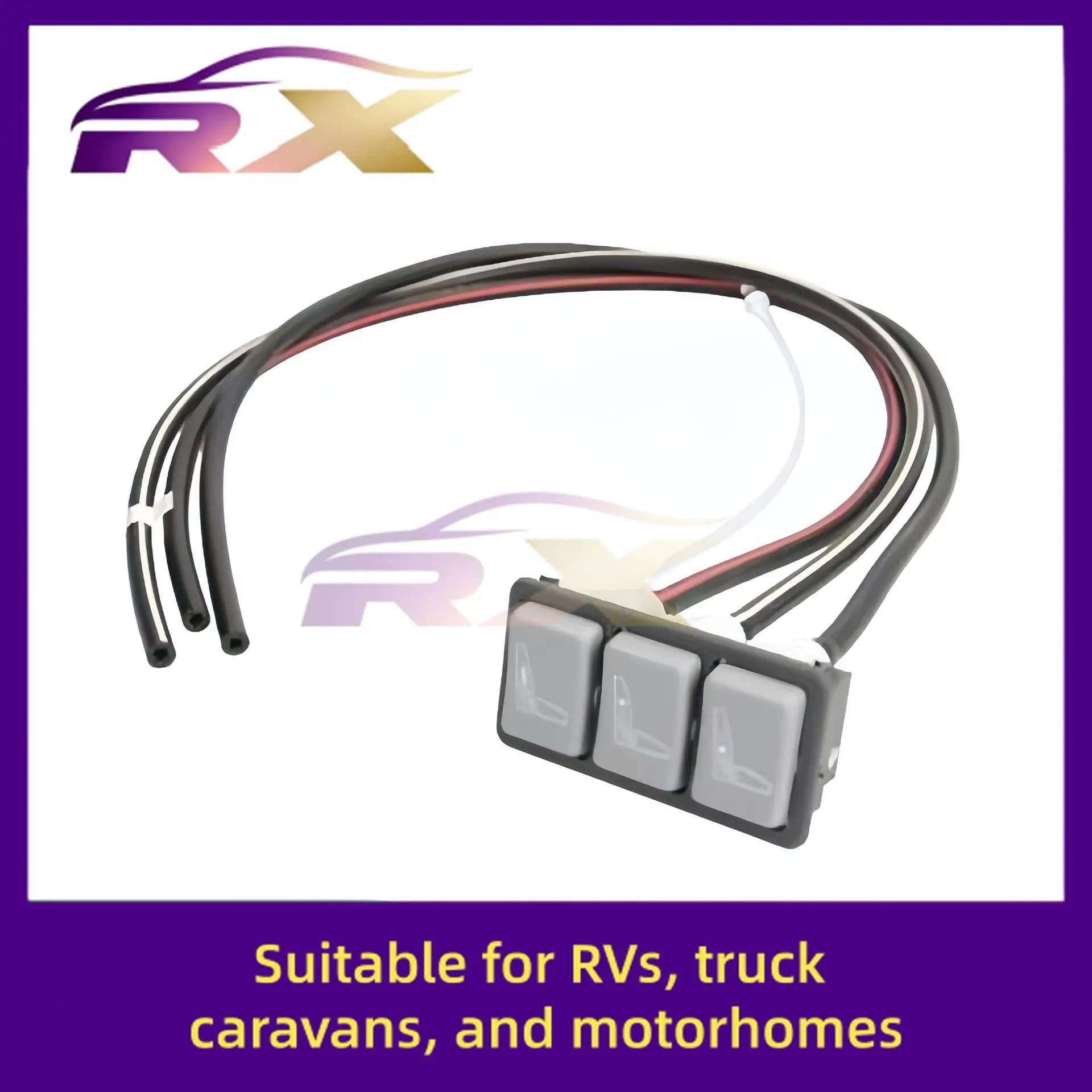 29074-02/04E For camper caravans ISRI, repair parts of the right air life regulator of the truck seat, triple valve switch