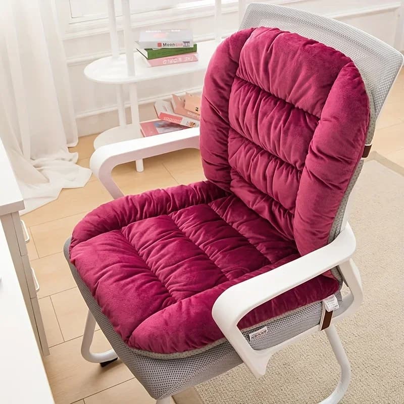 Elegant thick and luxurious chairs bearings with back support Multifunctional decorative cushion for home and office campers - Comfortable pillow