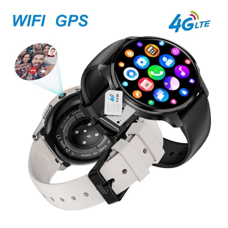 Smart watch Android 4G 5G with SIM card APPLLP 2 GPS NFC Smart watches with 1.4 inch AMOLED screen