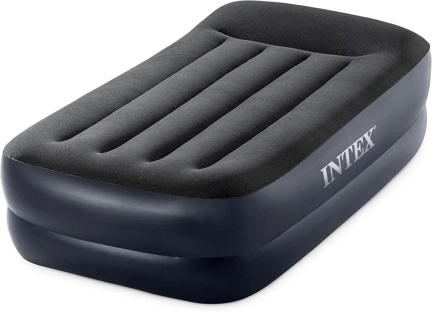 Raised Airbed Mattress with Built-in Pump, Dura-Beam Plus Pillow, Twin - Portable Inflatable Luxury Blow-Up Bed for Adults, Camp