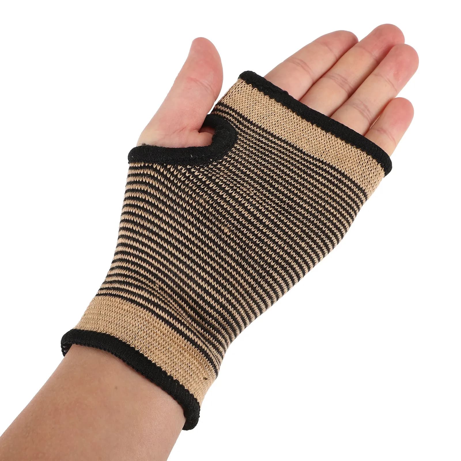 1 paio di guanti fitness per allenamento, design a dita scoperte, resistenti all'usura, con supporto per il palmo, guanti da palestra per uomo e donna, ciclismo