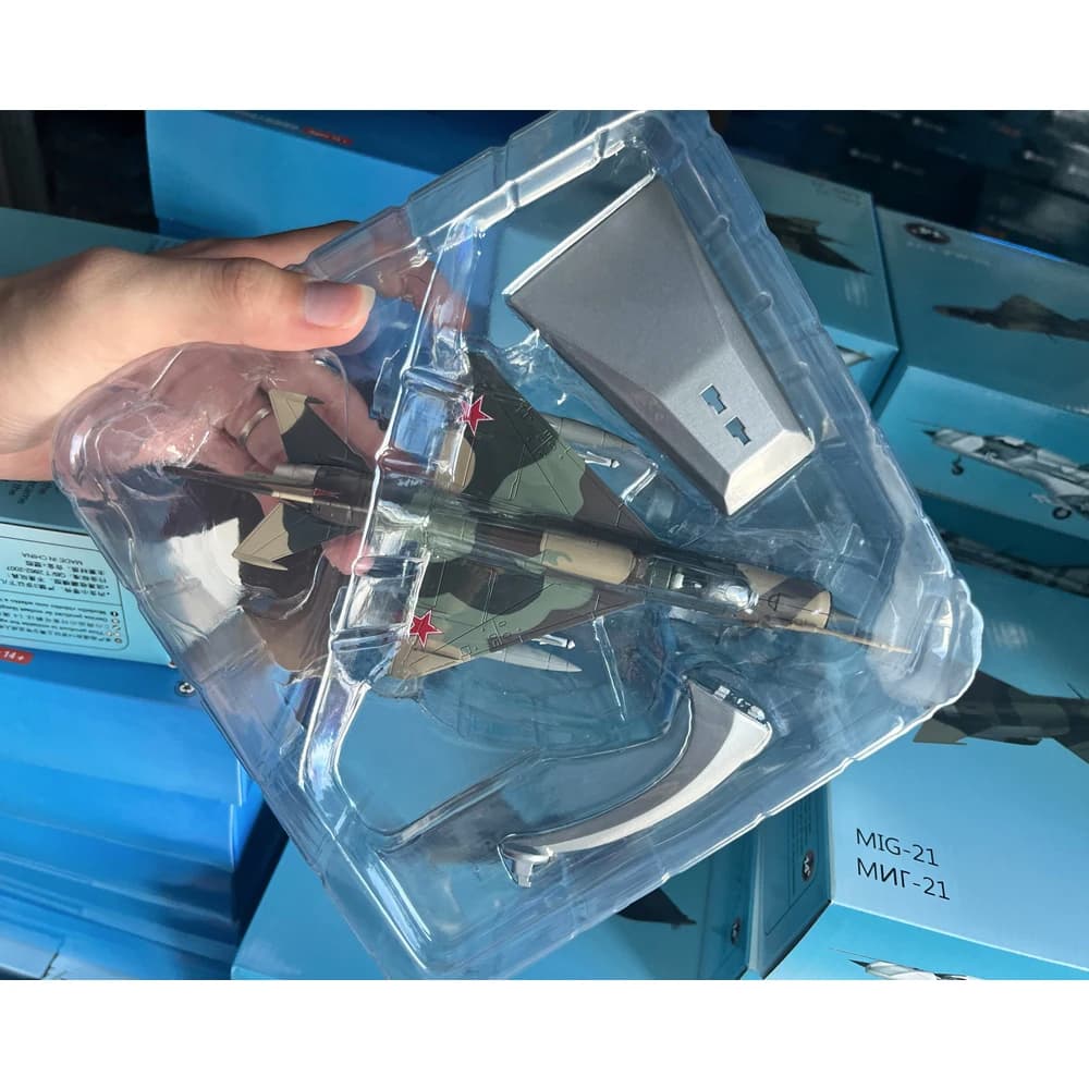 1/72 Bilancia Sovietica MiG-21 Mig21 Fishbed Jet Aereo Da Caccia Aereo Pressofuso In Metallo Aereo Modello di Aereo Giocattolo Regalo Dei Bambini