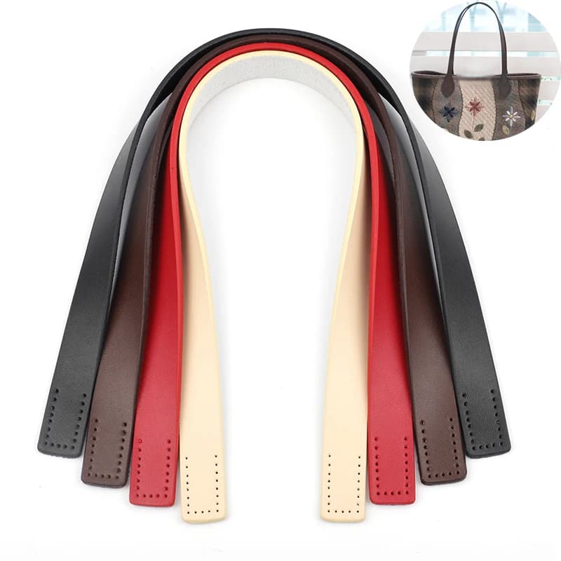 1set 50cm cinturino per borsa in vera pelle manici per borsa di ricambio fai da te cintura a tracolla staccabile durevole accessori per borse per borse