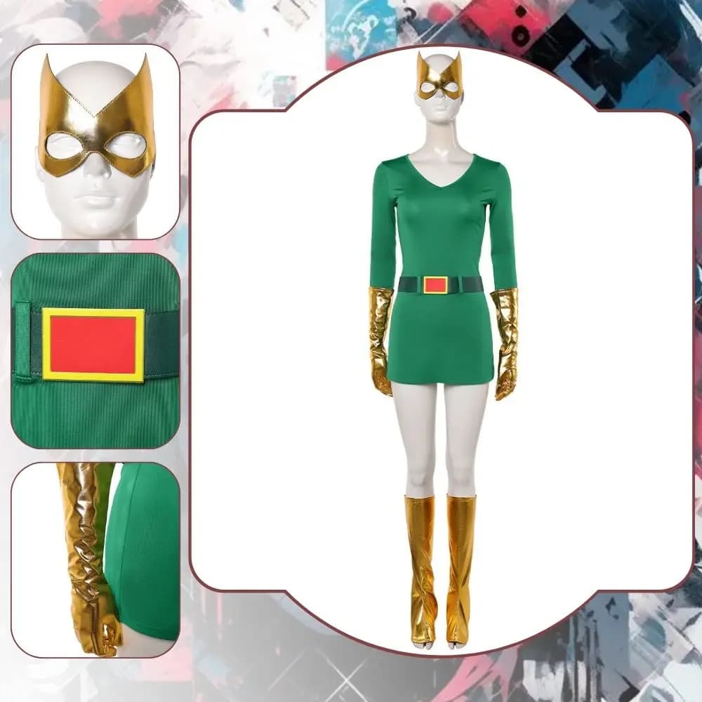 X97 Phoenix Jean Cosplay Fantasia Costume for Women Dresses Mask Belt Gloves Set Roleplay Outfits Halloween Carnival Party Suit