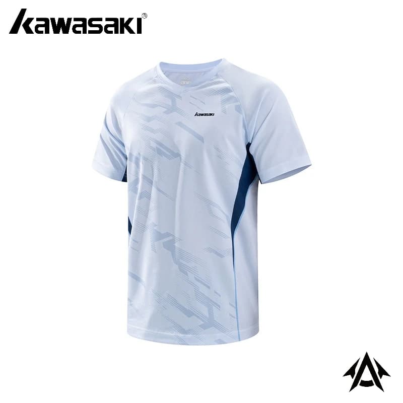 Maglia da badminton professionale Kawasaki per uomo e donna, comoda, traspirante, che assorbe il sudore, magliette unisex, magliette da competizione