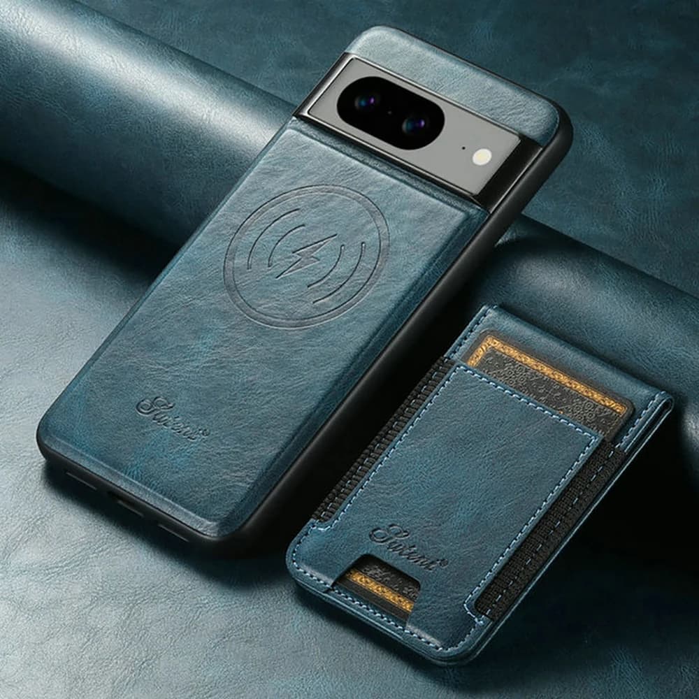 Custodia Magnetica 2-in-1 Staccabile in Pelle con Porta Carte per Google Pixel 10 9 8 7 6 Pro 5G, Pixel 9 Pro XL, Pixel 8A 7A 6A Funda