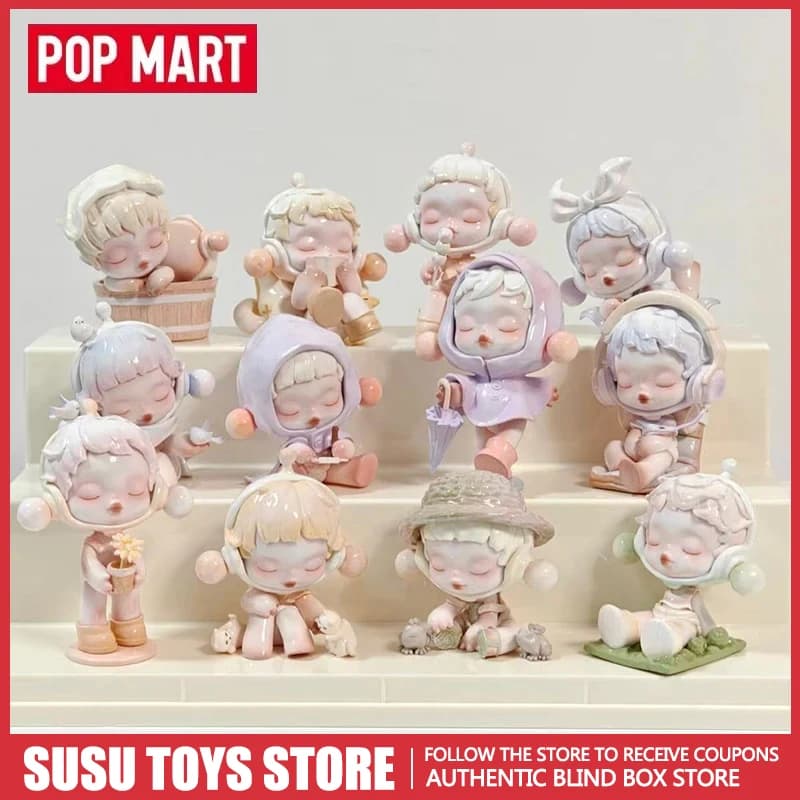 POP MART Skullpanda The Warmth Series Blind Box - Statuetta Misteriosa Kawaii Anime, Action Figure, Scatola a Sorpresa, Regalo di Compleanno