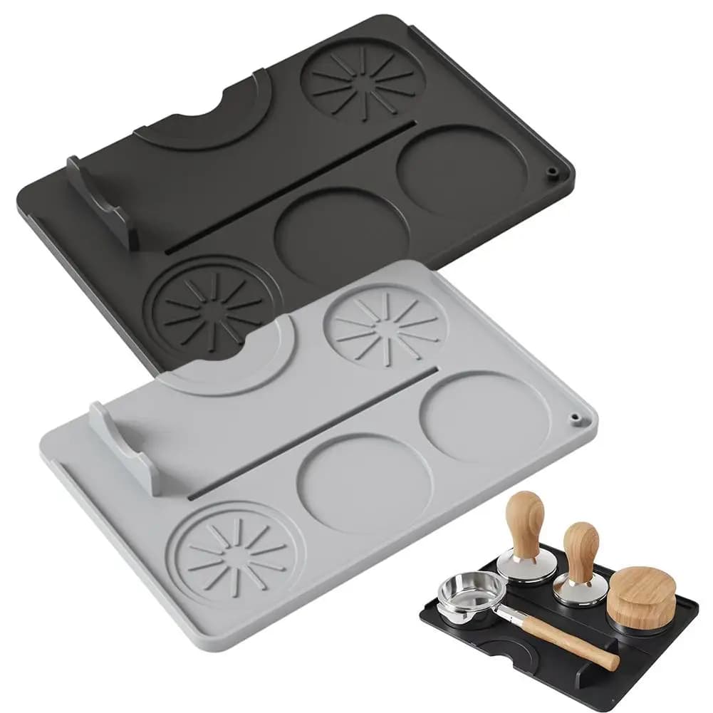 Coffee Tamping Mat Distributor Silicone Non Slip Holder Pad Espresso Maker Bar Accessories for Home And Cafe