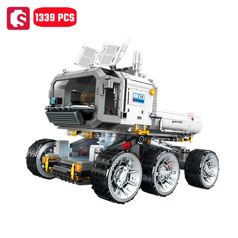 SEMBO 1339pcs Classic Movie Moon Base Truck Building Blocks modello di assemblaggio del veicolo mattoni giocattoli per bambini regali di festa per ragazzi adulti