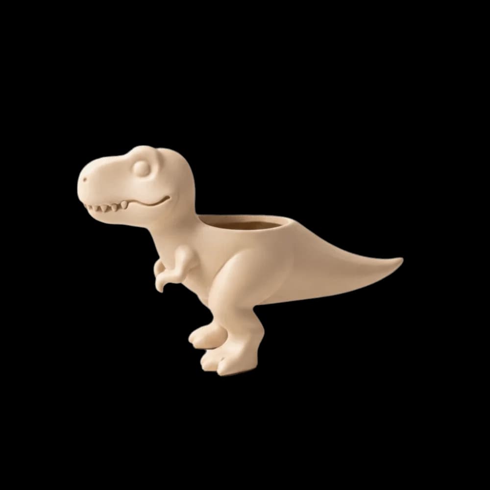 Cute 3D Printed Dinosaur Flowerpot Ornaments Desktop Decor Mini Potted Planter Funny Plant Planter Home