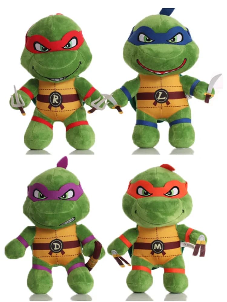 2026 25cm Teenage Mutant Ninja Turtles plush doll plush TNNT Donatello Mickey Raphael Leonardo Character Stuffed Toys