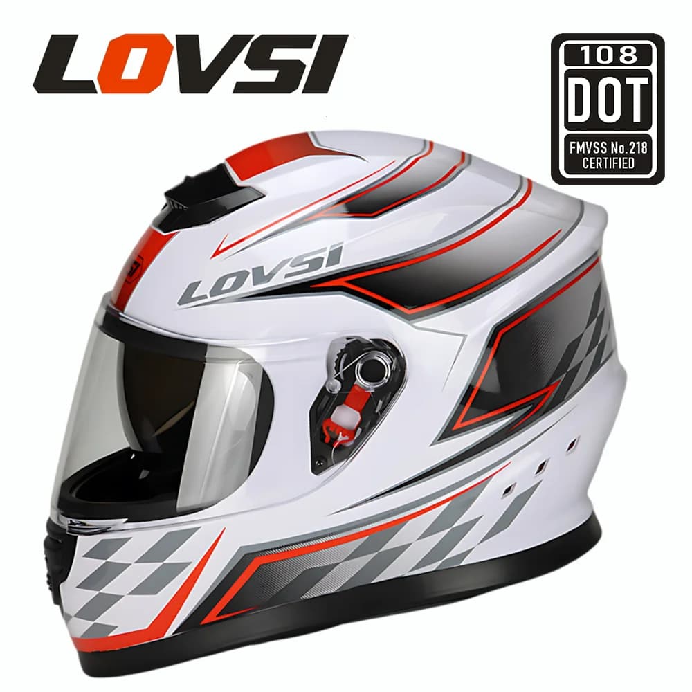 Unisex DOT Certified Mountain Road Off-Road Motorcycle Helmet Full Face Electric Bike Four Seasons Winter Rally Helmet