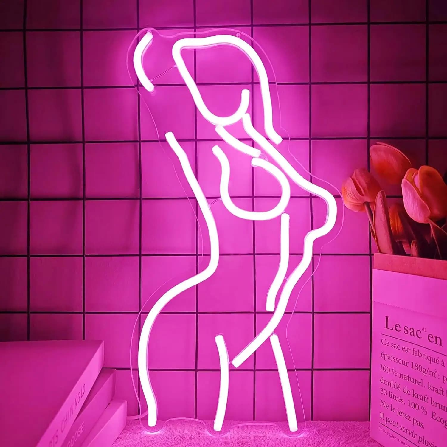 Insegne al Neon LED per Donne, Luci Decorative per Camera da Letto, Bar, Man Cave, Stanza, Pub, Negozio, Club, Festa, Decorazione Murale, Insegne per Attività Commerciali