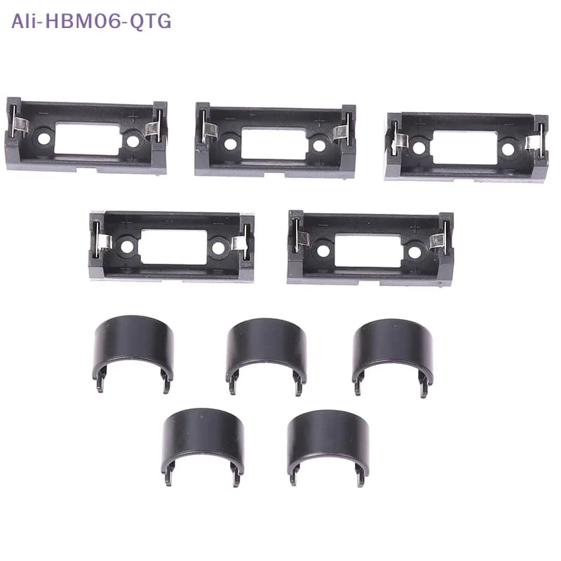 [New] 5 PCS Plug-in CR123A Battery Holder 16340 Battery Box LIR123A Battery Storage Box CR123A Battery Box Cover For PCB DIY