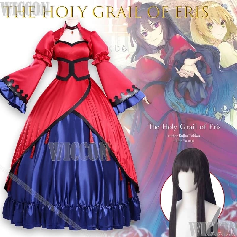 The Holy Grail by Eris Eris Grail Scarlett Undead Dress Anime Cosplay Gothic Costume Lolita Dressed by Halloween Christmas festival