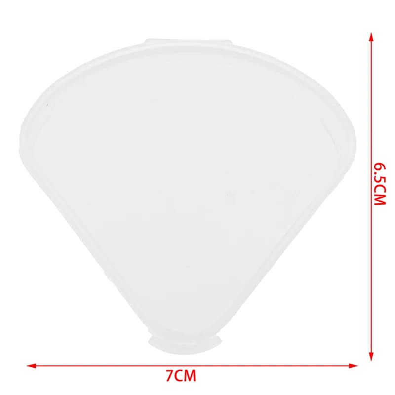 Transparent cosmetic case with portable triangular sponge