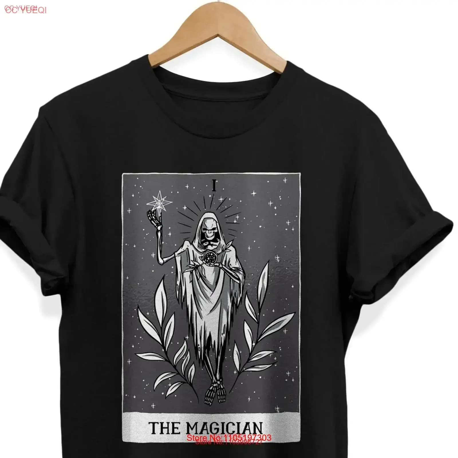 Il mago T Shirt Tarocchi Carta Abbigliamento alternativo Abiti grunge Witchy Top Abbigliamento gotico E Girl Edgy Outfit Emo vintage