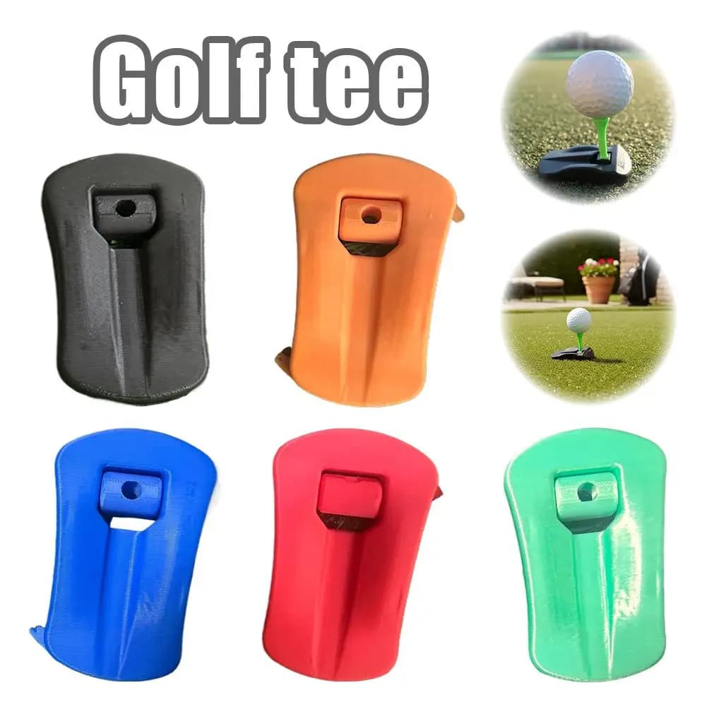 Supporto per Palline da Golf in Plastica con Base a Cerniera per Allenamento, Base Creativa per Spike da Golf, Accessori per Golf
