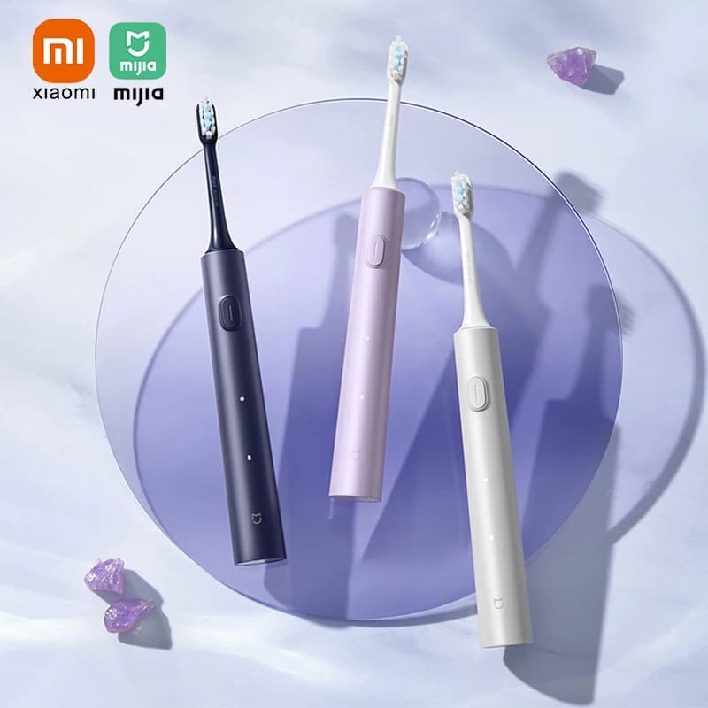New XIAOMI MIJIA Sonic Electric Toothbrush Set T302 4 heads IPX8 wireless waterproof electronic toothbrush