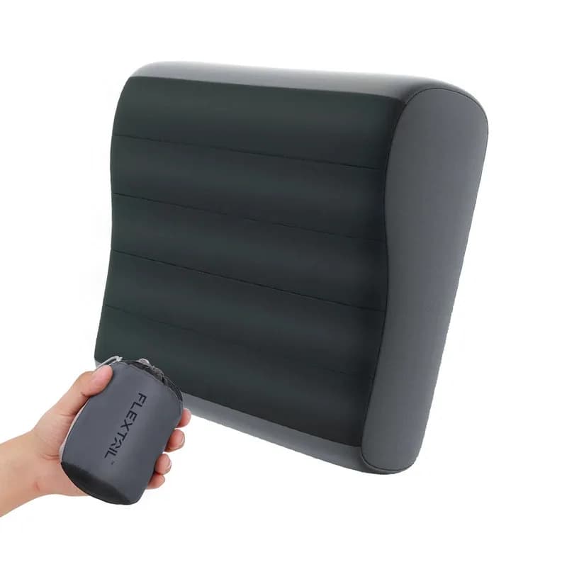 FLEXTAIL ZERO PILLOW SE - Cuscino da campeggio gonfiabile, cuscino ergonomico per viaggi e casa, leggero e lavabile