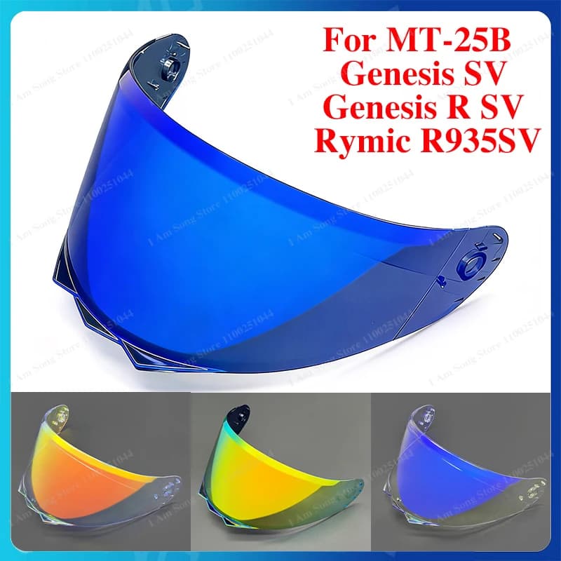 Lente del casco del motociclo per MT-V25B Genesis SV Genesis R SV Rymic R935SV Visiera del casco Parabrezza Scudo Accessori del casco