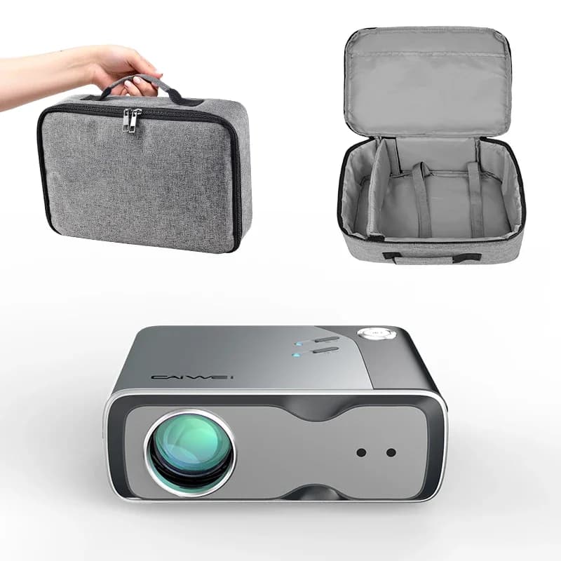 Proiettore LED intelligente Android 11 Full HD Schermo Video 1080P Mini LCD Proiettore intelligente domestico