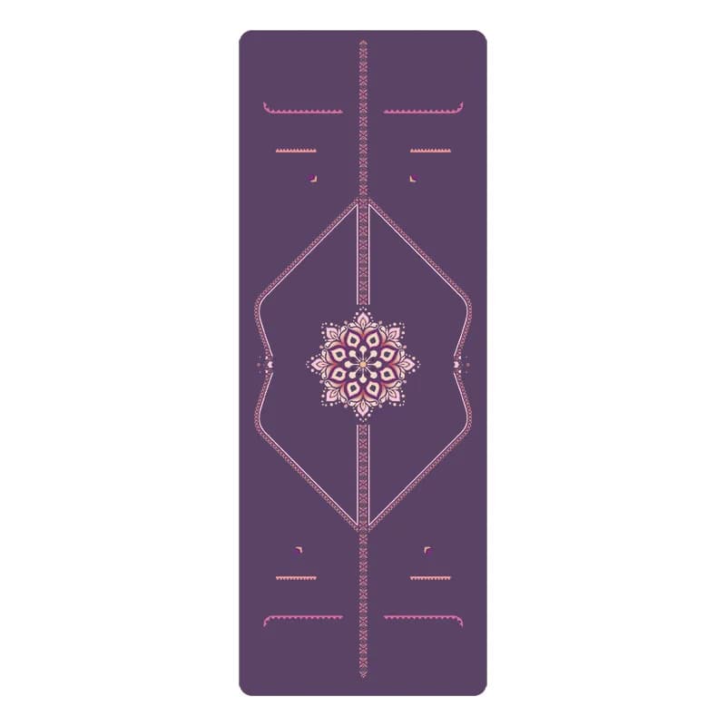 Lezyan The newest non-slip PU Natural Rubber Yoga Mat Thick sweat absorption Grip Exercise Shock Absorbing Fitness Gym
